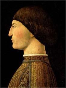 Piero della Francesca Portrait of Sigismondo Pandolfo Malatesta oil painting image